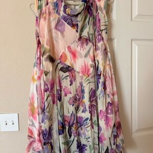 Anthropologie Multicolor Floral Skirt